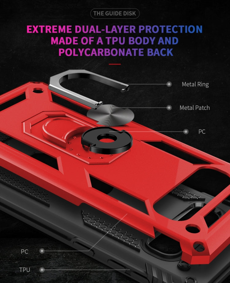 RING ARMOR Tvrdený kryt pre Samsung Galaxy S10 Plus - modrý