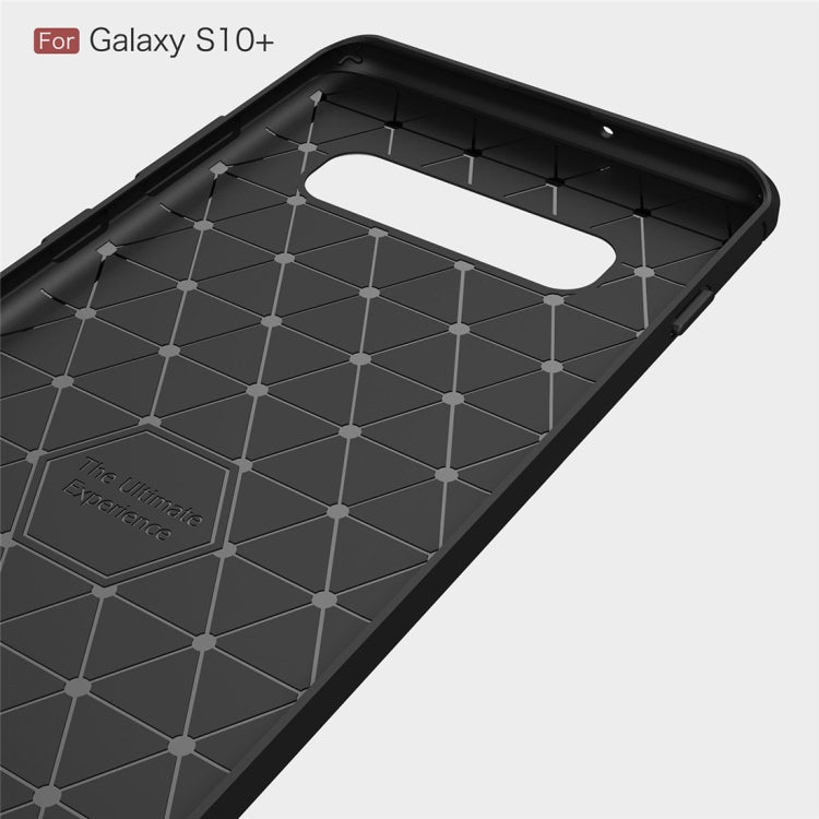 CARBON Zadný obal pre Samsung Galaxy S10 Plus - čierny
