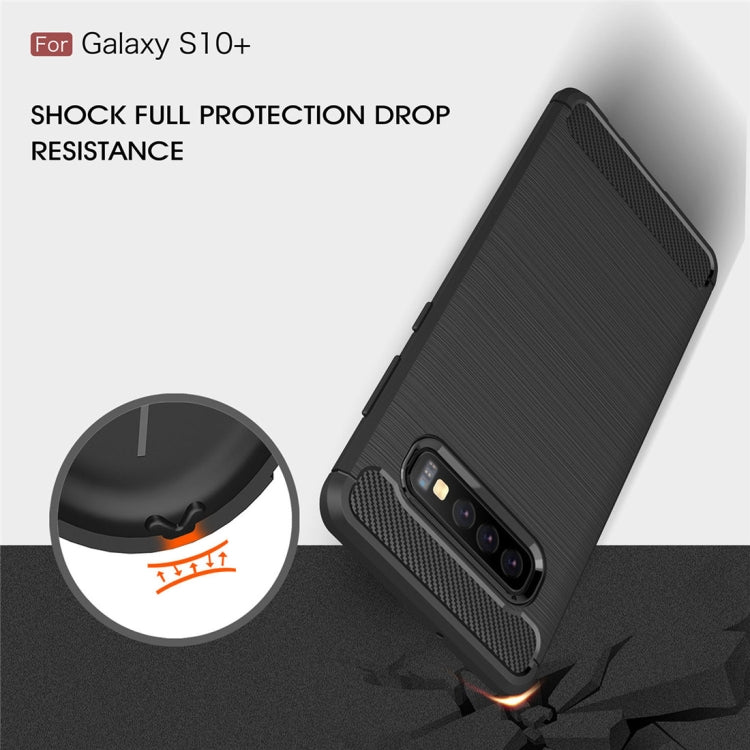 CARBON Zadný obal pre Samsung Galaxy S10 Plus - čierny