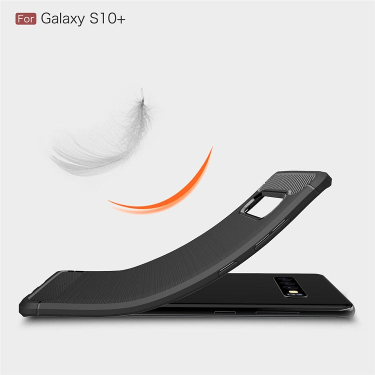 CARBON Zadný obal pre Samsung Galaxy S10 Plus - čierny