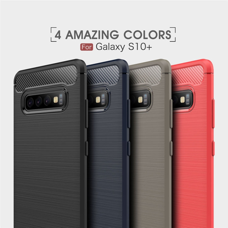 CARBON Zadný obal pre Samsung Galaxy S10 Plus - čierny