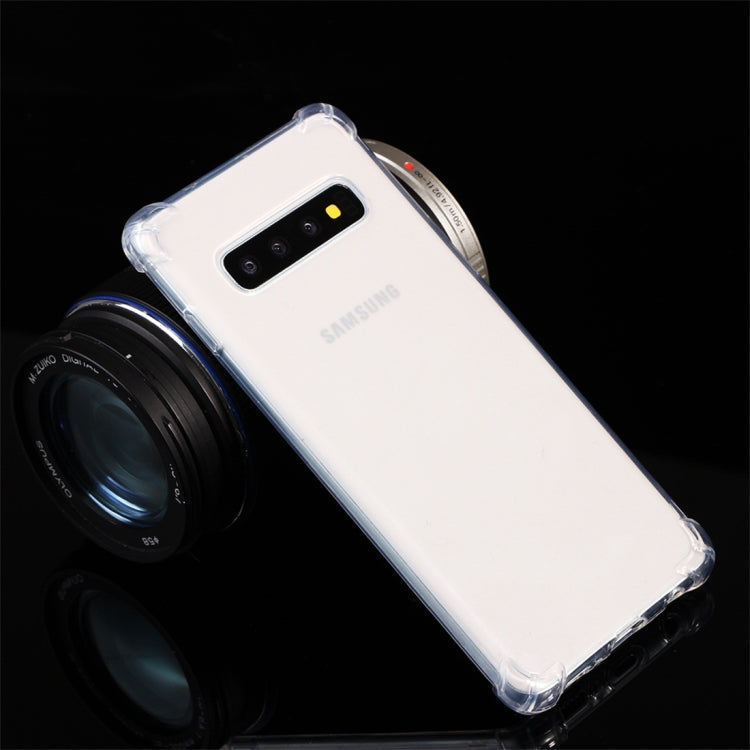 TRANSPARENTNÝ Silikónový obal pre Samsung Galaxy S10 Plus - priesvitný
