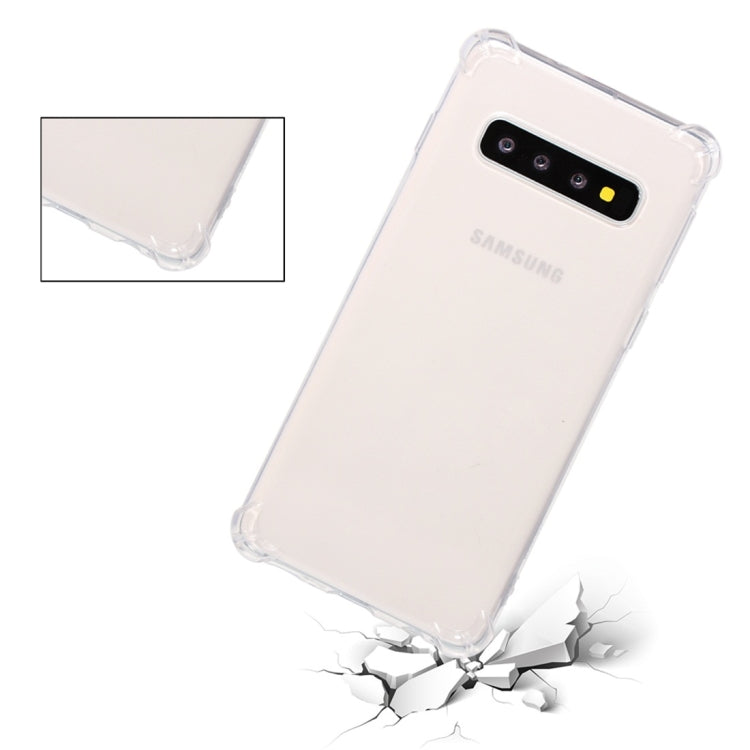 TRANSPARENTNÝ Silikónový obal pre Samsung Galaxy S10 Plus - priesvitný