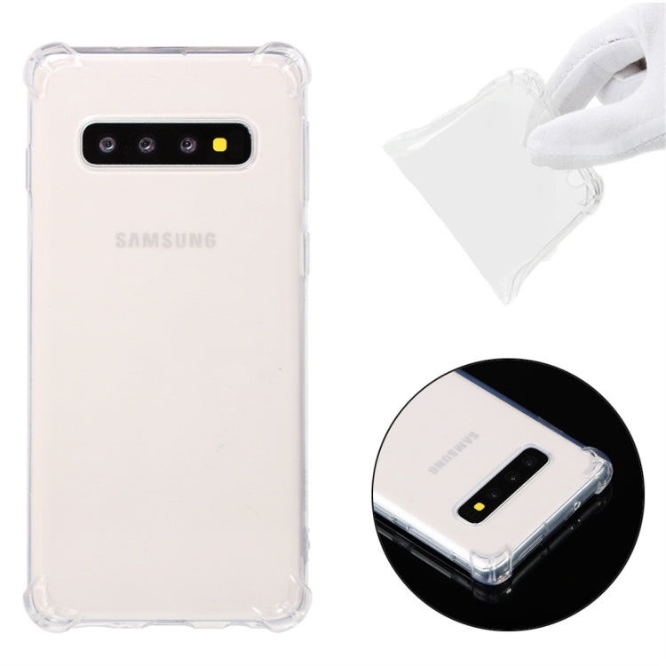 TRANSPARENTNÝ Silikónový obal pre Samsung Galaxy S10 Plus - priesvitný