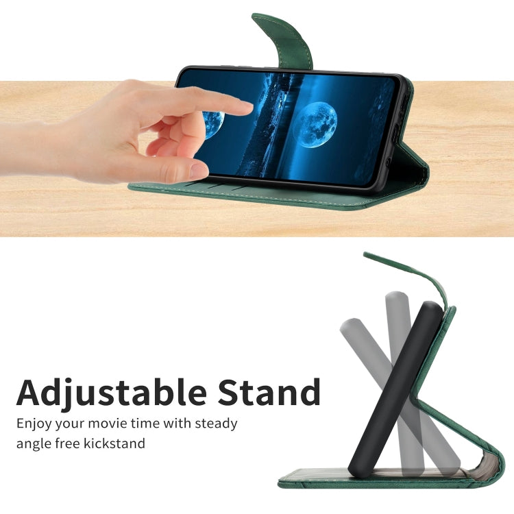 STITCHING Knižkové puzdro pre Samsung Galaxy S10 - zelené
