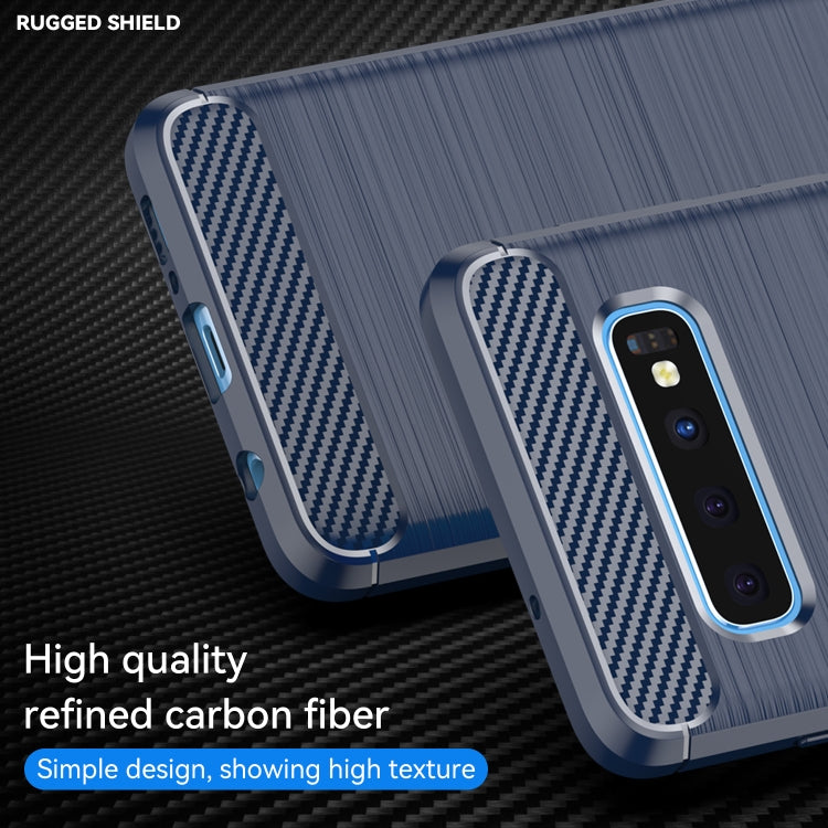 CARBON Zadný obal pre Samsung Galaxy S10 - modrý