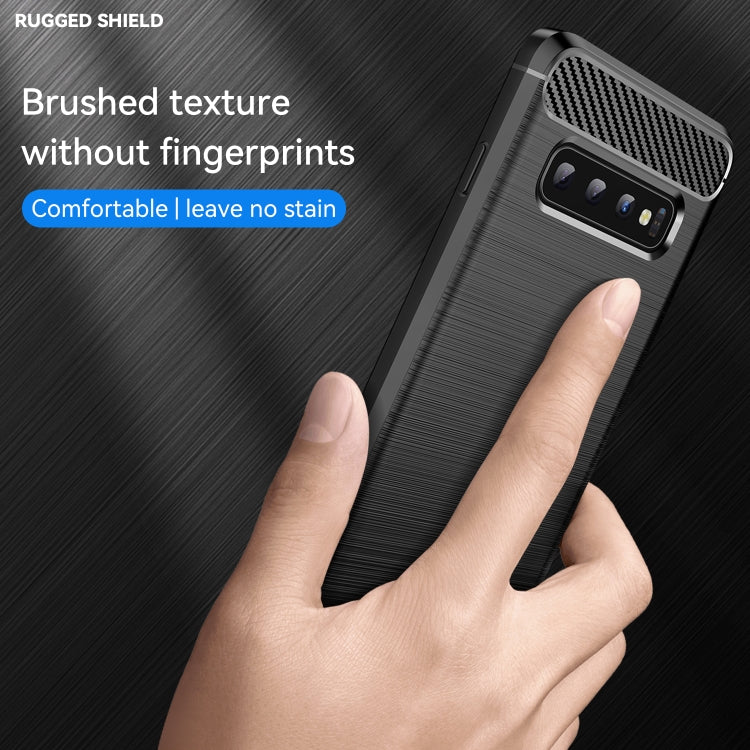 CARBON Zadný obal pre Samsung Galaxy S10 - čierny