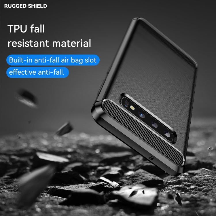 CARBON Zadný obal pre Samsung Galaxy S10 - čierny