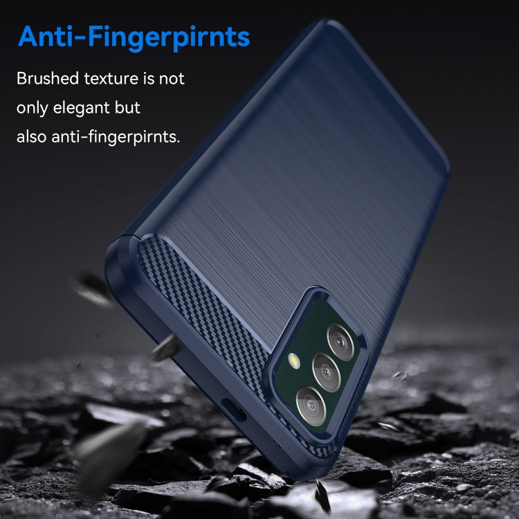 CARBON Zadný obal pre Samsung Galaxy M13 - modrý