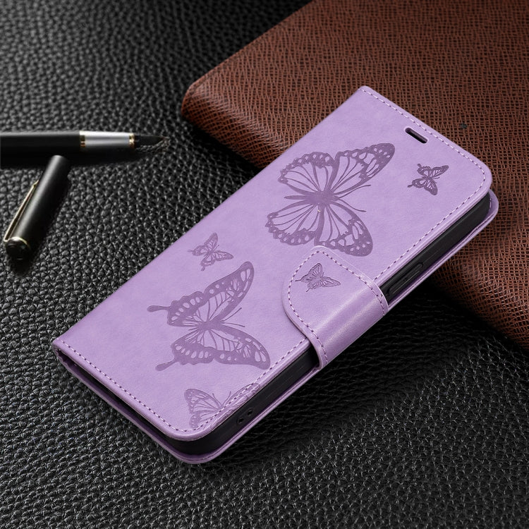 BUTTERFLY Knižkové puzdro pre Samsung Galaxy A15 / A15 5G - fialové