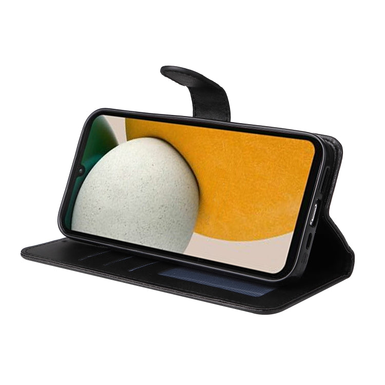SOLID Knižkové puzdro pre Samsung Galaxy A15 / A15 5G - čierne