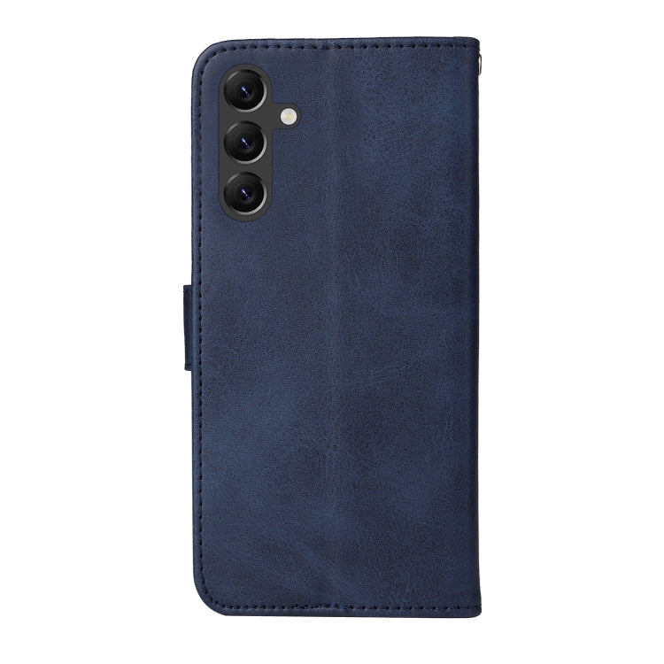SOLID Knižkové puzdro pre Samsung Galaxy A15 / A15 5G - modré