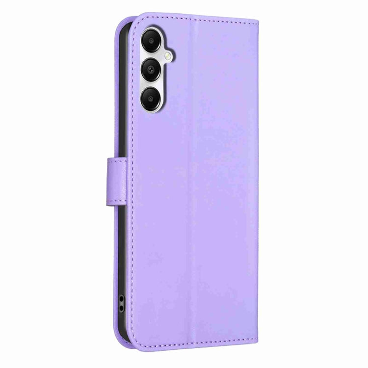 LEAF Knižkové puzdro pre Samsung Galaxy A15 / A15 5G - fialové