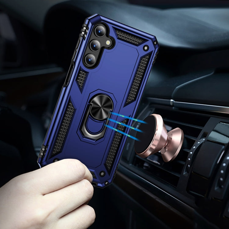 RING ARMOR Tvrdený kryt pre Samsung Galaxy A15 / A15 5G - modrý