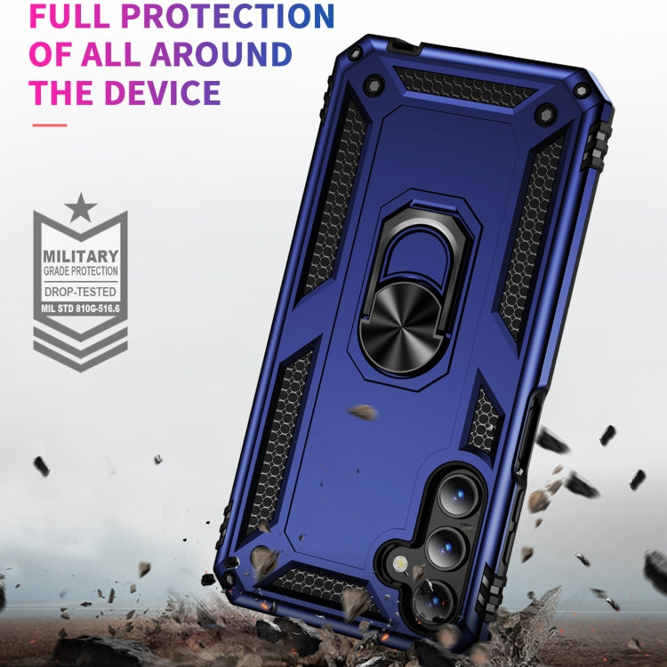 RING ARMOR Tvrdený kryt pre Samsung Galaxy A15 / A15 5G - modrý