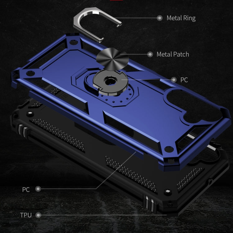 RING ARMOR Tvrdený kryt pre Samsung Galaxy A15 / A15 5G - modrý