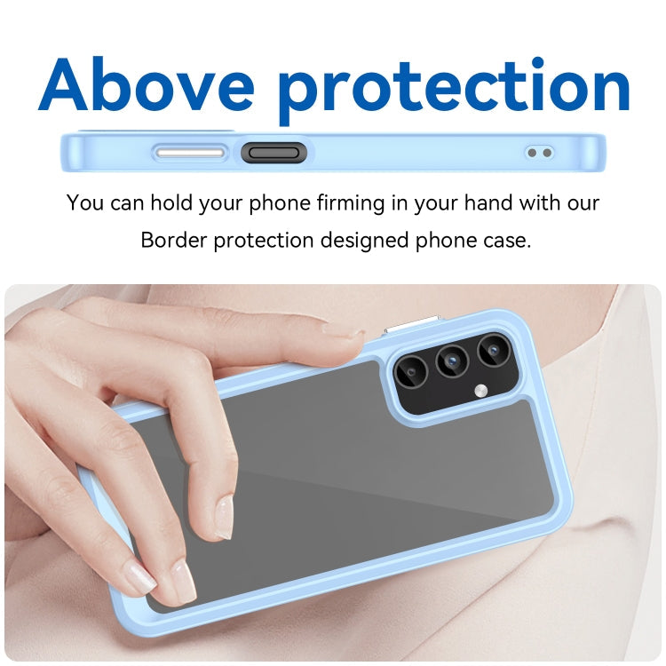 ACRYLIC Zadný kryt pre Samsung Galaxy A15 / A15 5G - modrý