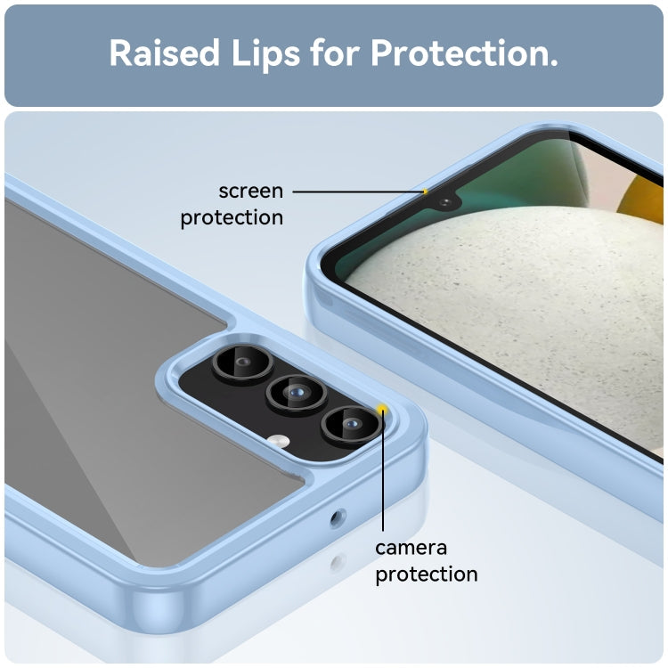 ACRYLIC Zadný kryt pre Samsung Galaxy A15 / A15 5G - modrý