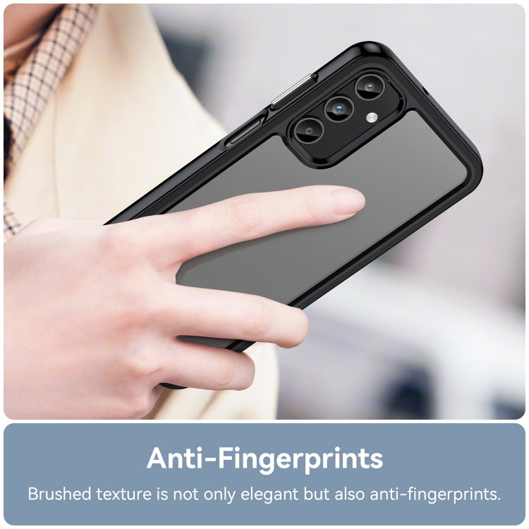 ACRYLIC Zadný kryt pre Samsung Galaxy A15 / A15 5G - čierny