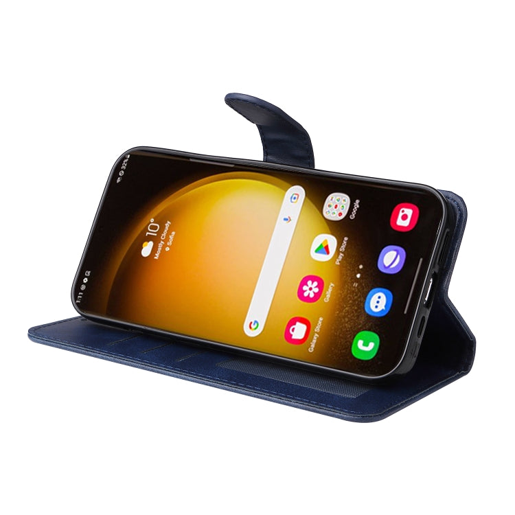 SOLID Knižkové puzdro pre Samsung Galaxy S24 Ultra 5G - modré