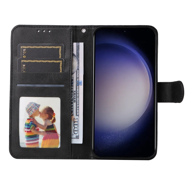 SOLID Knižkové puzdro pre Samsung Galaxy S24 Plus 5G - čierne