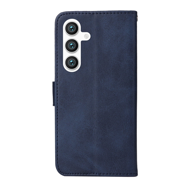 SOLID Knižkové puzdro pre Samsung Galaxy S24 Plus 5G - modré