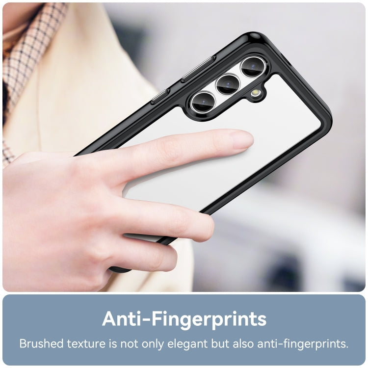 ACRYLIC Zadný kryt pre Samsung Galaxy S24 Plus 5G - čierny
