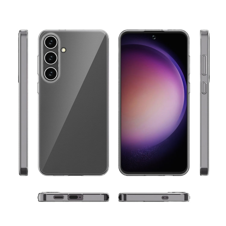 TRANSPARENTNÝ Silikónový obal pre Samsung Galaxy S24 Plus 5G - priesvitný