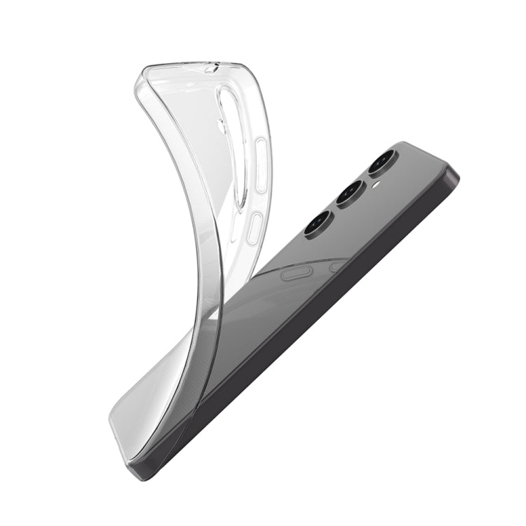 TRANSPARENTNÝ Silikónový obal pre Samsung Galaxy S24 Plus 5G - priesvitný