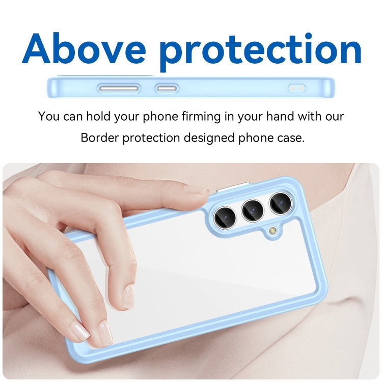 ACRYLIC Zadný kryt pre Samsung Galaxy S24 5G - modrý