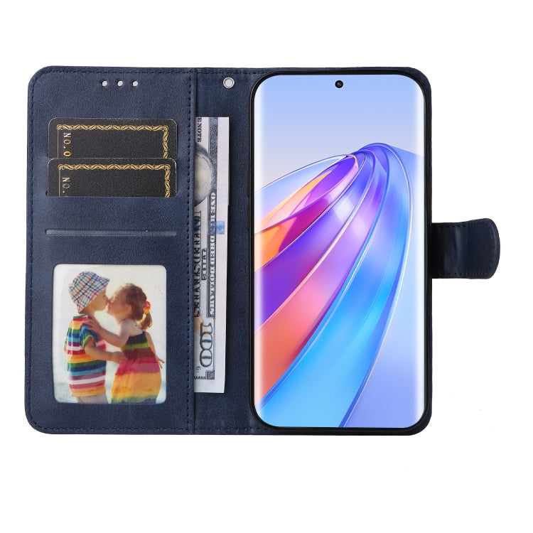 SOLID Knižkové puzdro pre Honor Magic 5 Lite 5G - modré