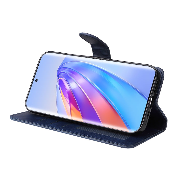 SOLID Knižkové puzdro pre Honor Magic 5 Lite 5G - modré