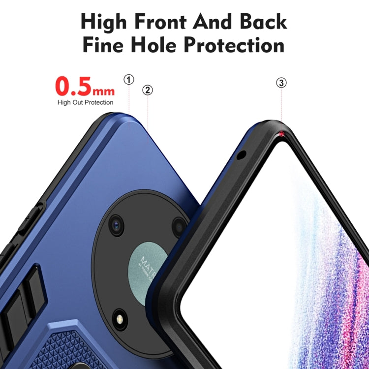 HOLDER ARMOR Tvrdený kryt pre Honor Magic 5 Lite 5G - modrý