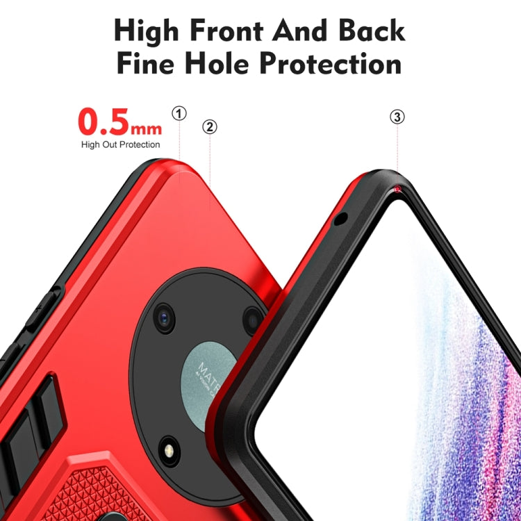 HOLDER ARMOR Tvrdený kryt pre Honor Magic 5 Lite 5G - červený