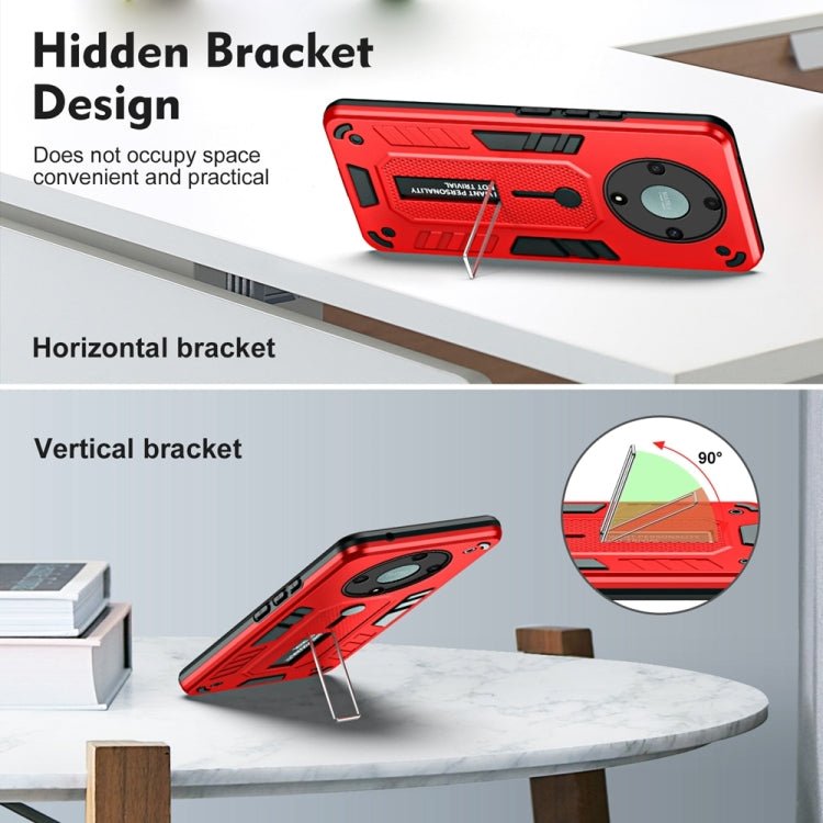 HOLDER ARMOR Tvrdený kryt pre Honor Magic 5 Lite 5G - červený
