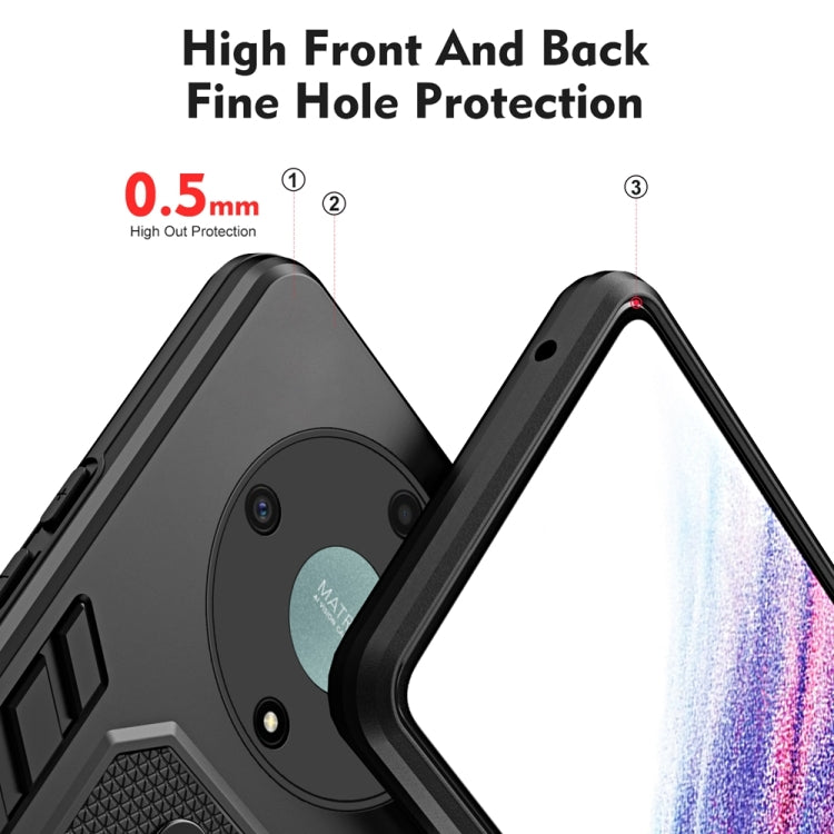 HOLDER ARMOR Tvrdený kryt pre Honor Magic 5 Lite 5G - čierny