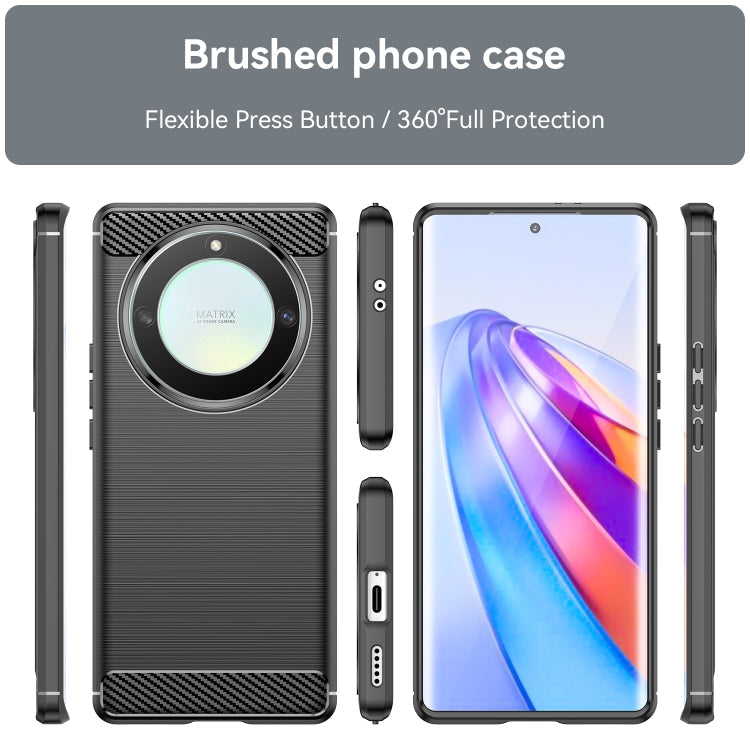 CARBON Zadný obal pre Honor Magic 5 Lite 5G - čierny