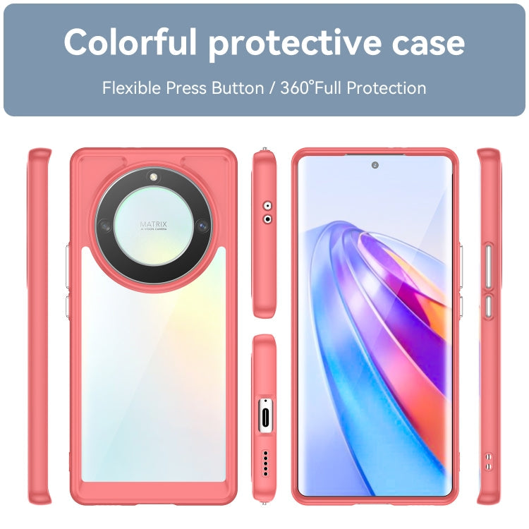 ACRYLIC Zadný kryt pre Honor Magic 5 Lite 5G - červený