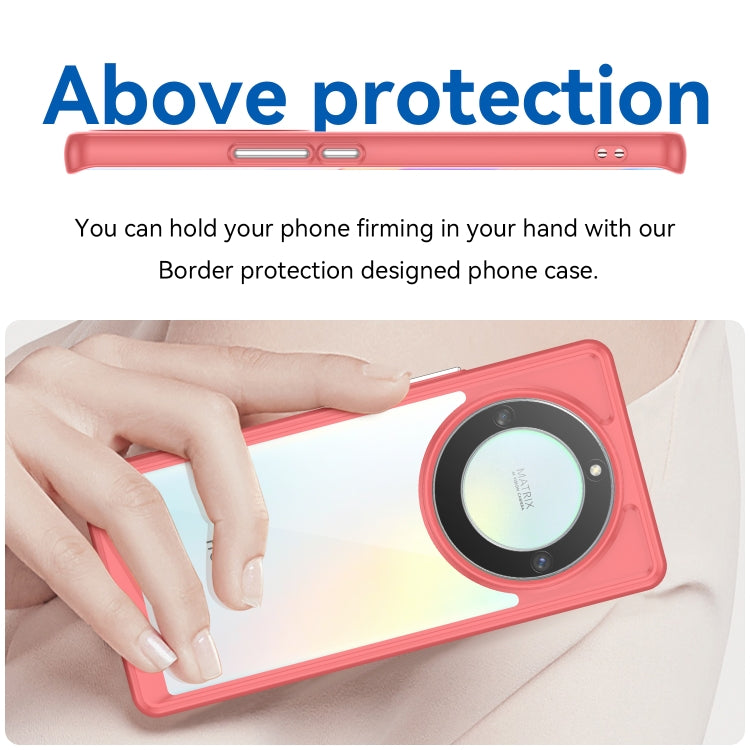 ACRYLIC Zadný kryt pre Honor Magic 5 Lite 5G - červený
