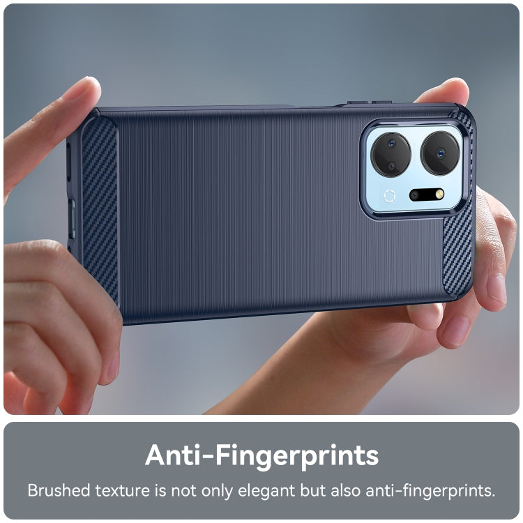 CARBON Zadný obal pre Honor X7a - modrý