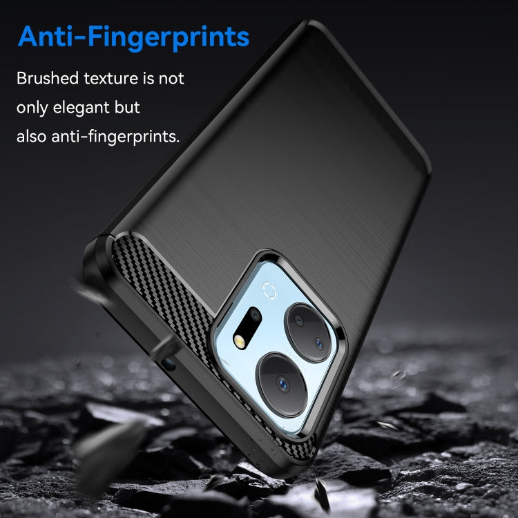CARBON Zadný obal pre Honor X7a - čierny