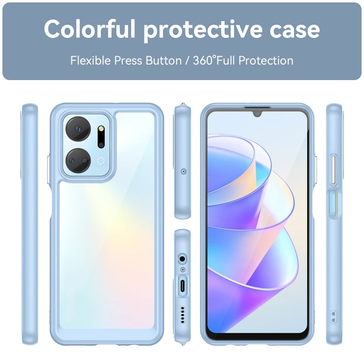 ACRYLIC Zadný kryt pre Honor X7A - modrý