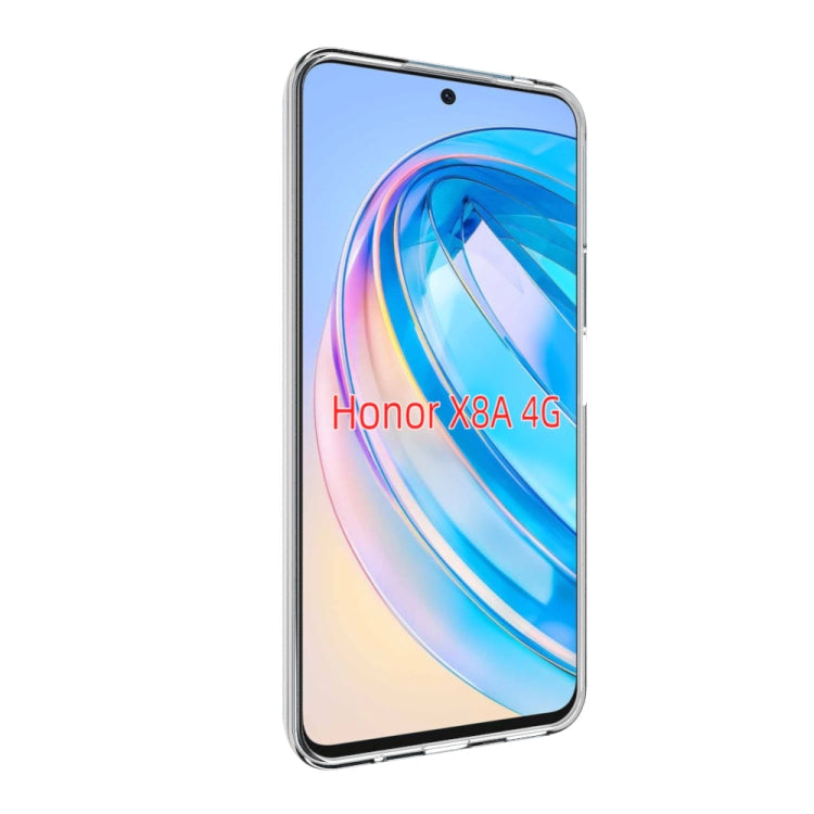 TRANSPARENTNÝ Silikónový obal pre Honor X8a - priesvitný