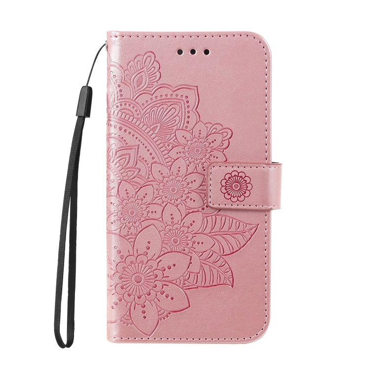 FLOWER Knižkové puzdro pre Honor X6 / X8 5G - ružové