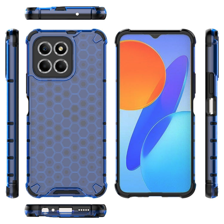 HONEYCOMB Tvrdený kryt pre Honor X6 / X8 5G - modrý