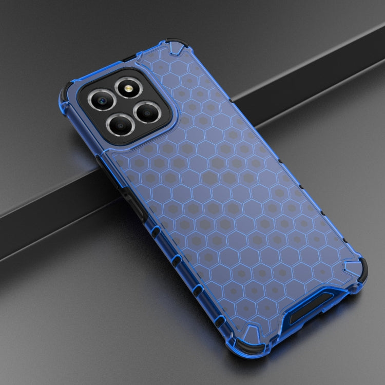 HONEYCOMB Tvrdený kryt pre Honor X6 / X8 5G - modrý