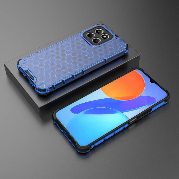 HONEYCOMB Tvrdený kryt pre Honor X6 / X8 5G - modrý