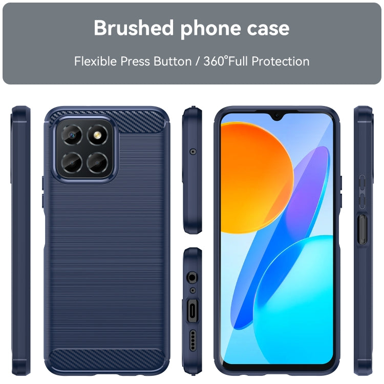 CARBON Zadný obal pre Honor X6 / X8 5G - modrý