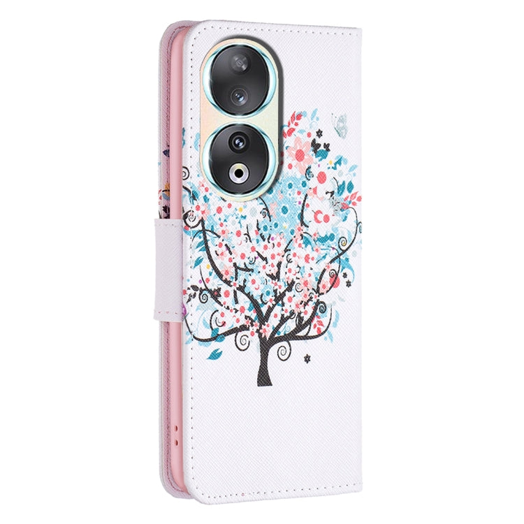 SNAPY Knižkové puzdro pre Honor 90 5G - TREE