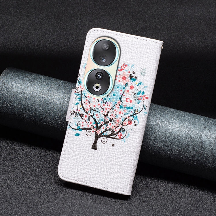 SNAPY Knižkové puzdro pre Honor 90 5G - TREE